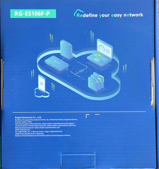 Ruijie RG-ES106F-P 4Port POE+ Switch